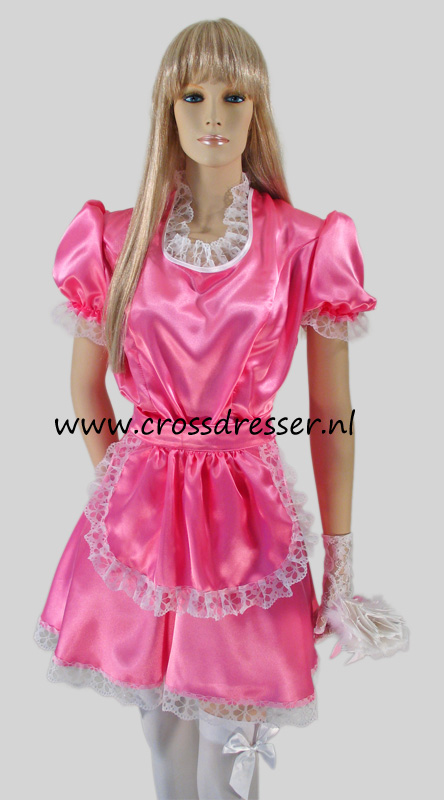 Sissy Maid Pink Desire Costume / Uniform from the Sissy Maids Collection, Original Crossdresser designs by Crossdresser.nl